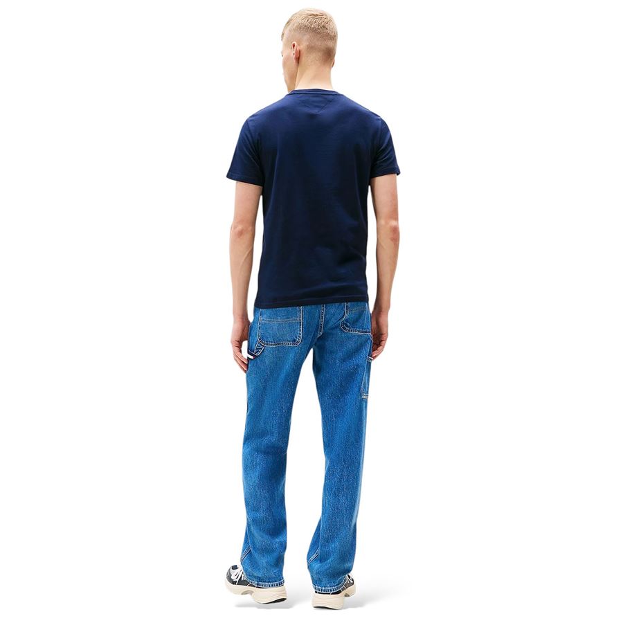 T-shirt manica corta  slim fit con logo da uomo Tommy Jeans | DM0DM21188C1G